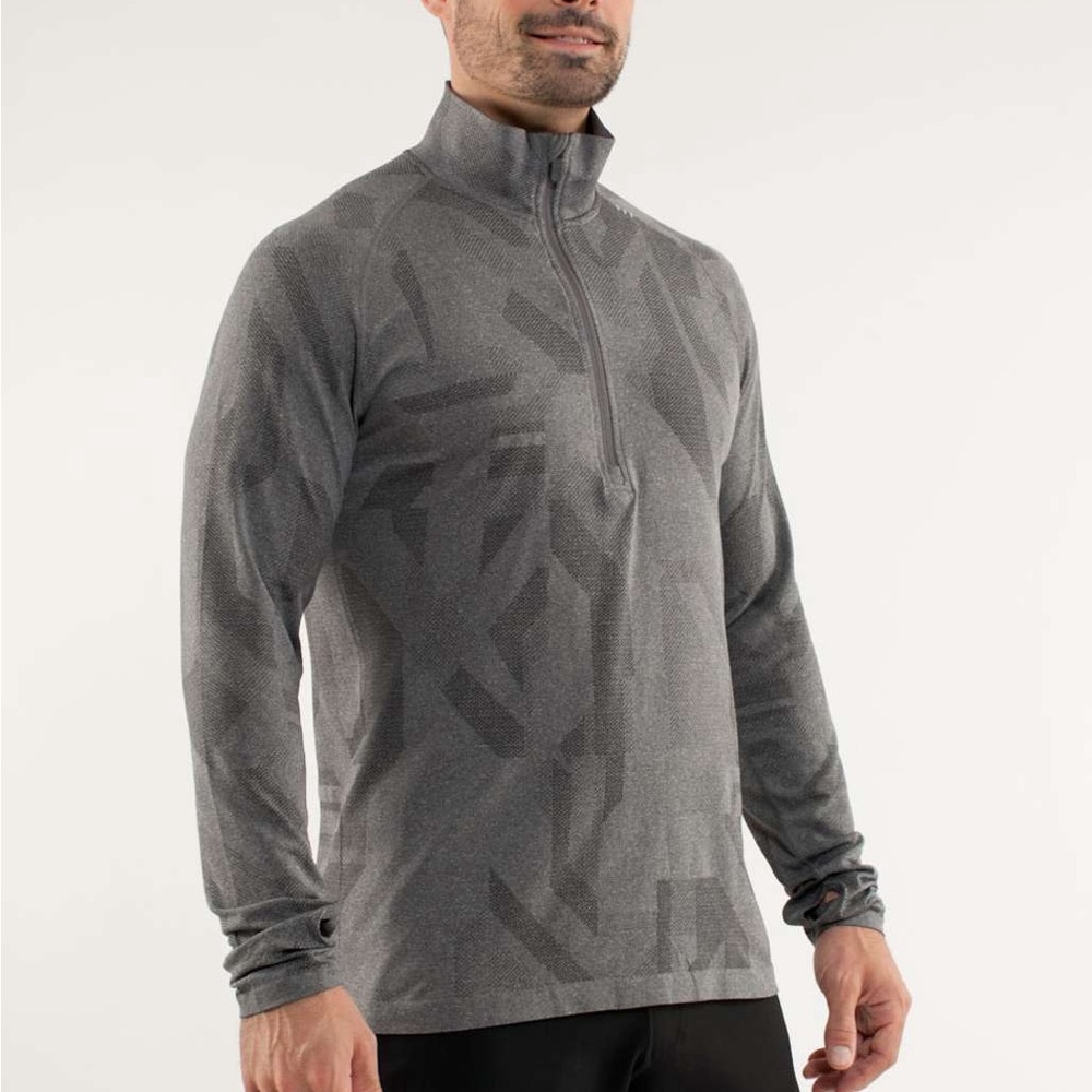 Lululemon Gray Pull-Over Shirt